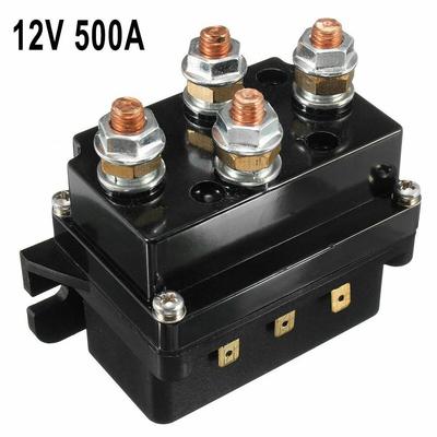12V 500A Contactor Winch Control Solenoid Relay Twin Wireless Remote Recovery