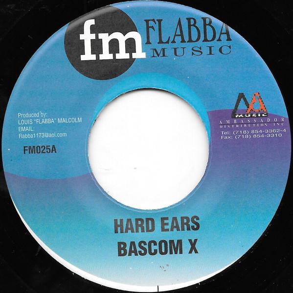 

7inch Record BASCOM X / CHRISTOPHER - Hard Ears / So Stressing FM025 Flabba Music 2006 US Reggae, Ska & Dub Used