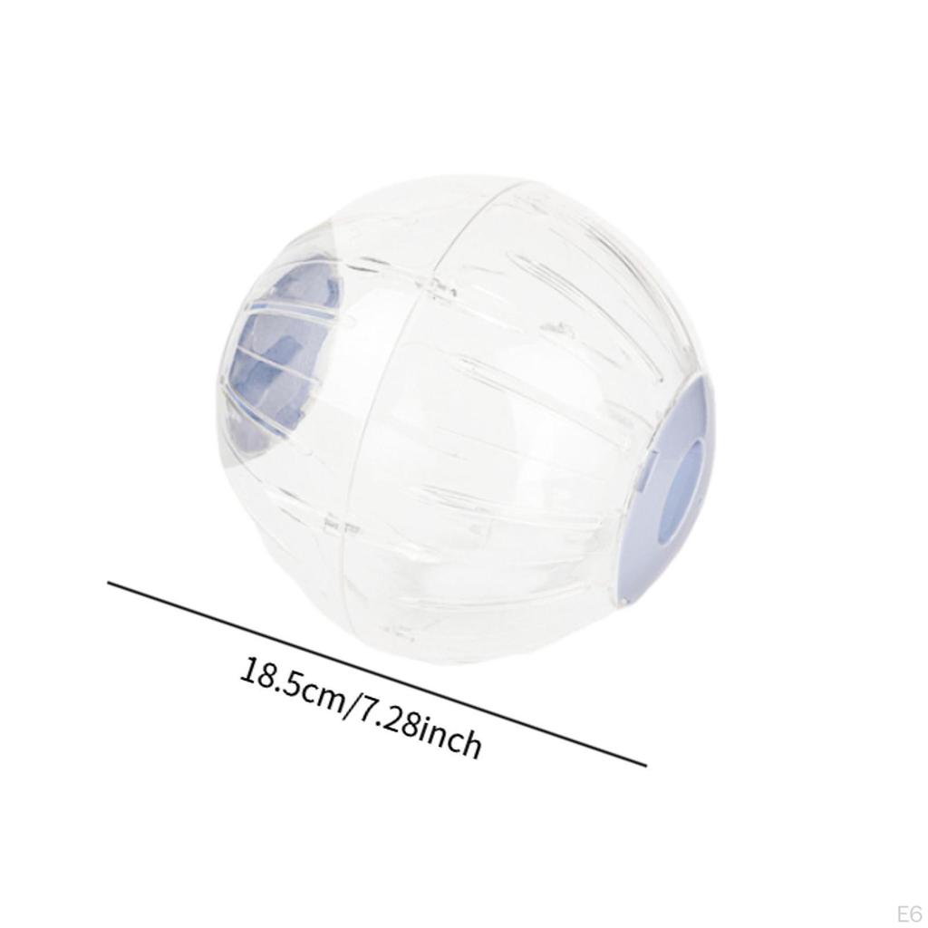 7.28'' Clear Hamster Running Wheel for Small Pets And Mice