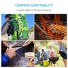 Collapsible Stainless Steel Fire Blower Pipe Blowpipe Pocket Bellow Retractable Tube for Outdoor Picnic Camping Hiking