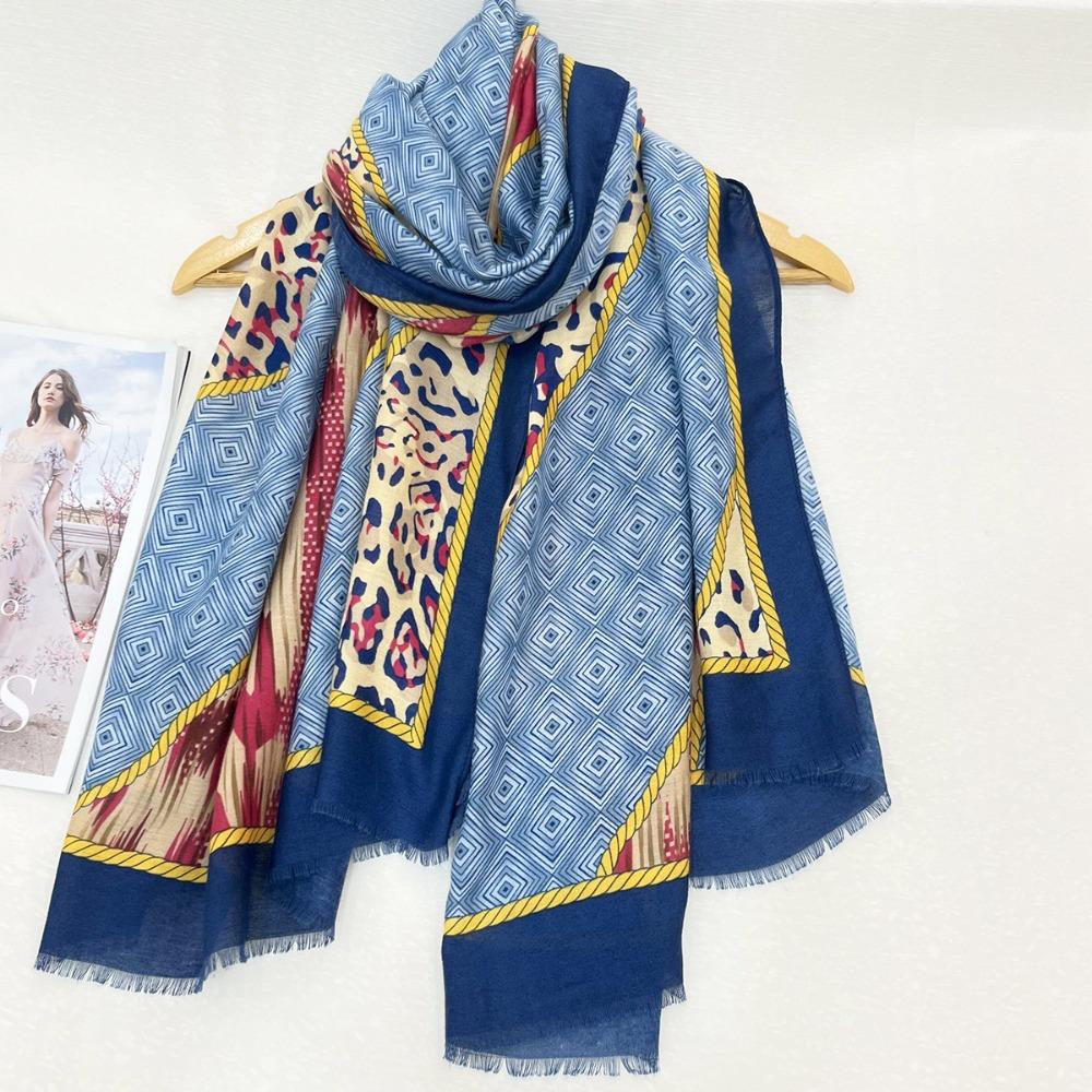 Lightweight Women Scarf Cotton Linen Fabric Silk Scarf Fashion Warm Shawl  Summer Season
