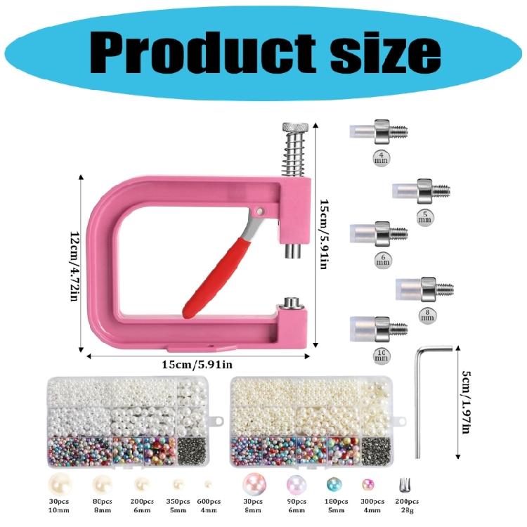 Pearls Setting Machine Bead Setting Machine Beading Accessories Bead Fixing Machine for Craft Decoration