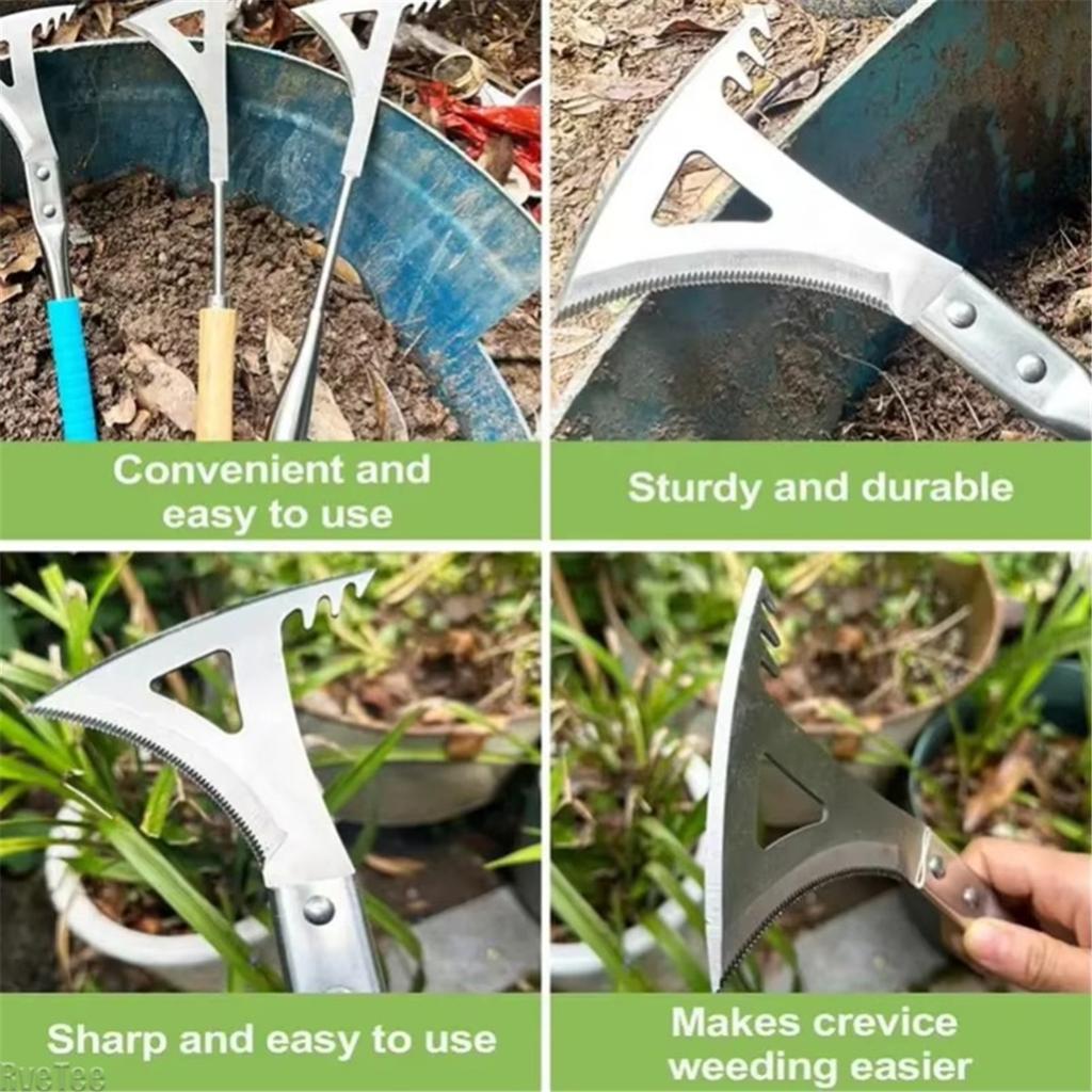 Manual Garden Weeder Portable Weed Puller Practical Extractor Tool for Lawn Yard Bonsai Farm Weed Removal Daily Gardening