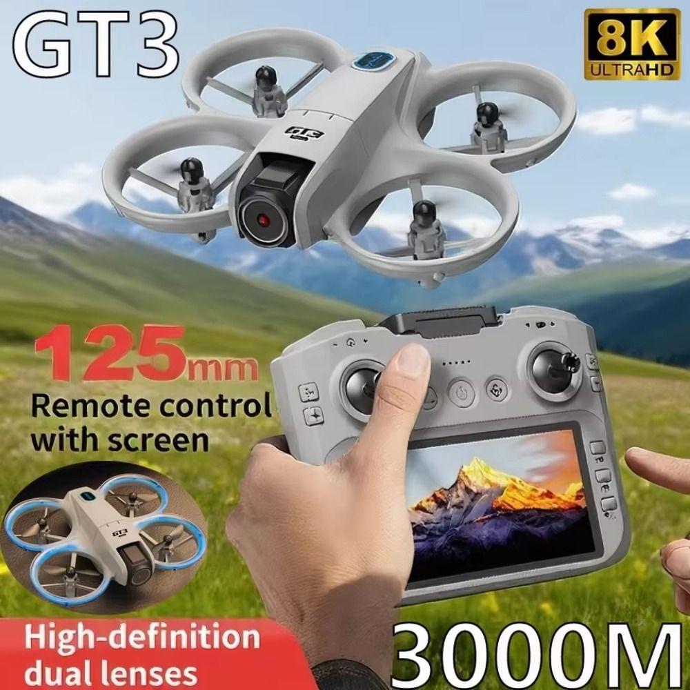 360° Flip 4K HD aircraft 180° Camera Dual Cameras aircraft GT3 GPS aircraft  Outdoor Photography