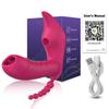Female Vibrator APP Dámské nositelné sexuální hračky Vibrátor Sání Clit Kouření Stimulace Hračky pro dospělé Dildo Clit Stimulátor