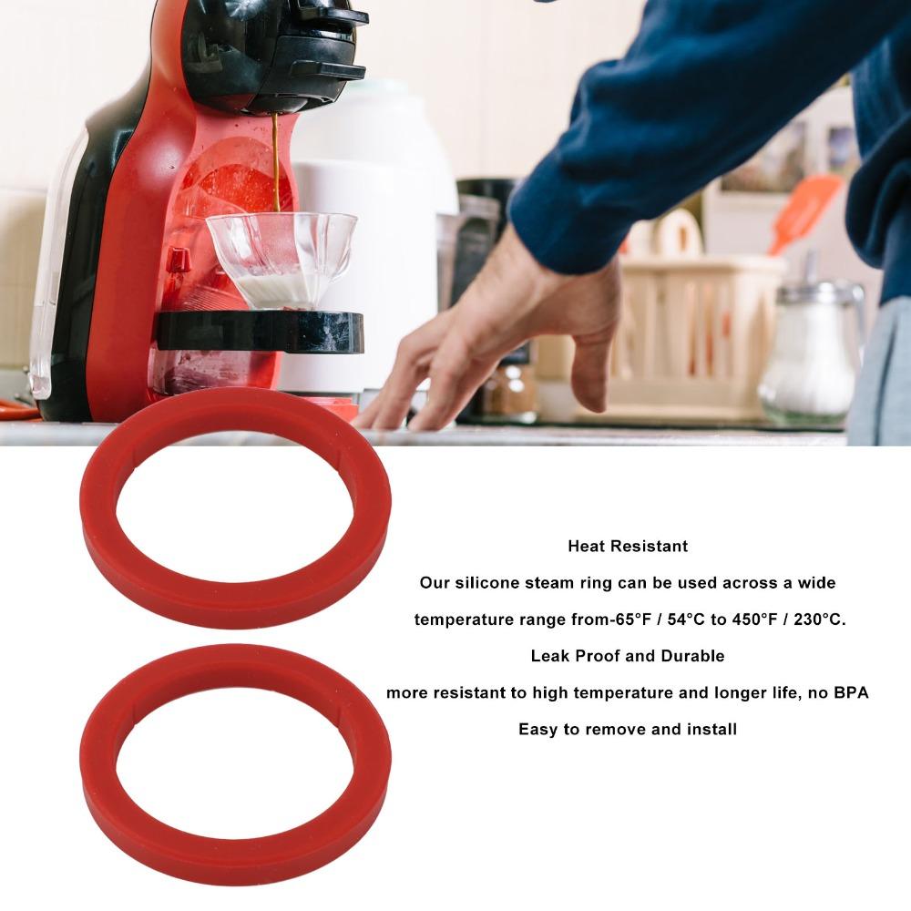 2PCS Compatible Coffee Machine Gasket Silicone Silicone O Ring for E61 Kitchen Appliance