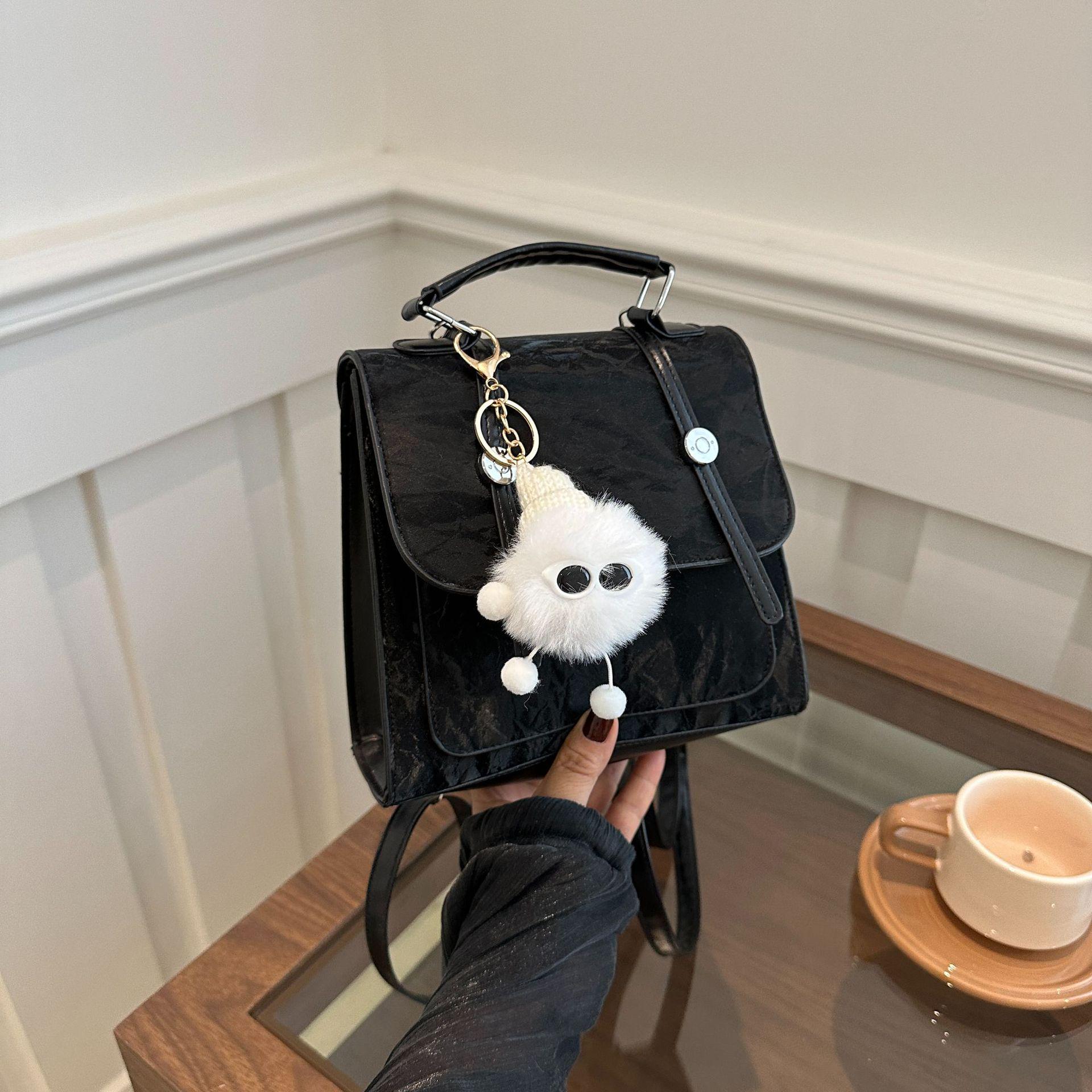 

Trendy 2024 Autumn Korean Preppy Tote & Backpack for Women Without Pendant срібний