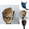 Halloween Devil Samurai Hannya Horror Latex Full Face Mask For Cosplay