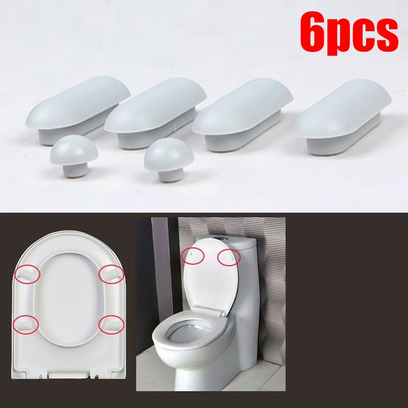 Buy Dagu Shockproof White Toilet Seat Buffers Bumpers Replacement Pads