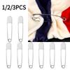 1/2/3PCS Large Safety Pin Silver Blanket Horse Pin Giant Heavy Duty Pins Brooch Decorative Pins Charms for Kilt Knitted Fastener