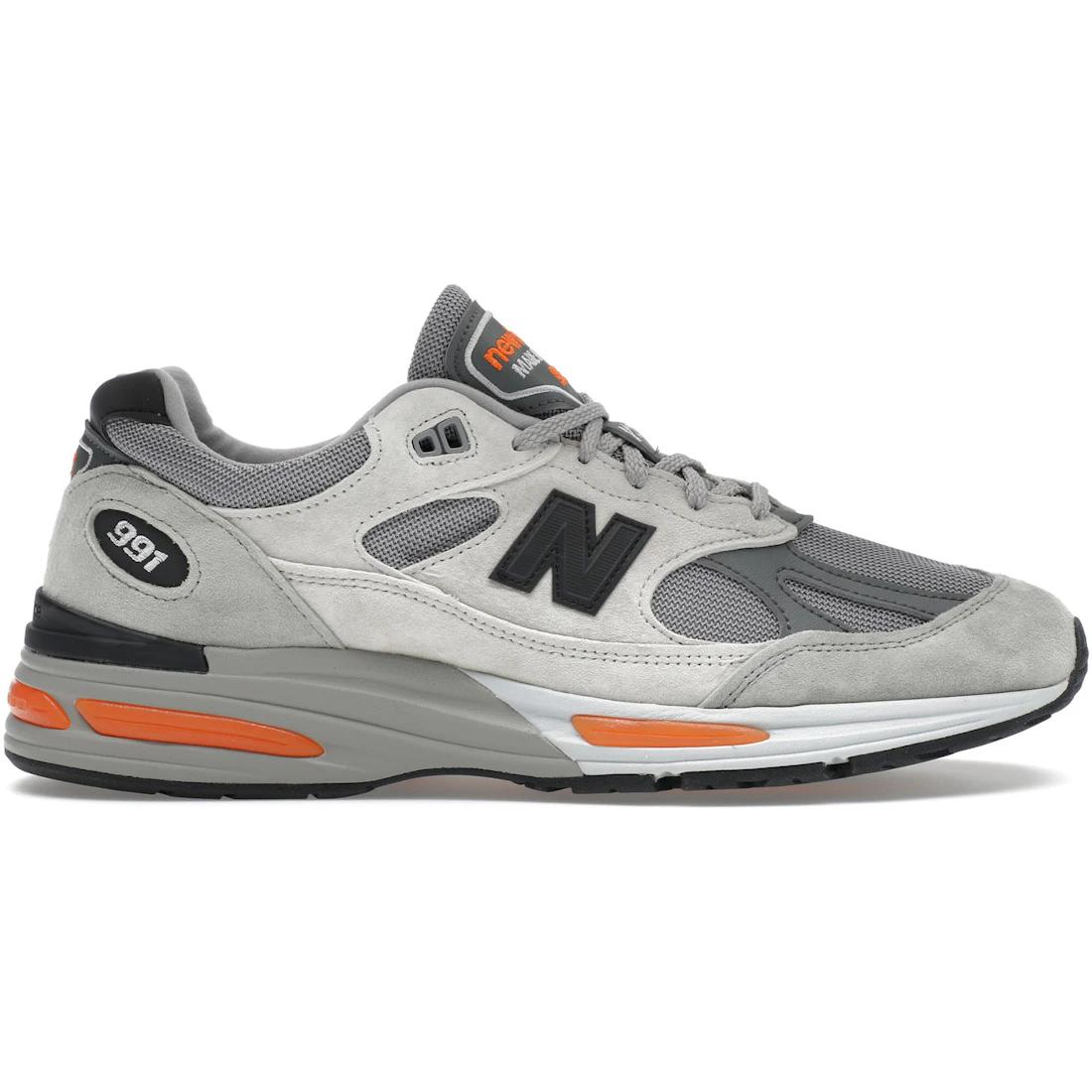 

Кроссовки New Balance 991v2 MiUK Пеликан Серый Оранжевый(U991BS2) 39.5