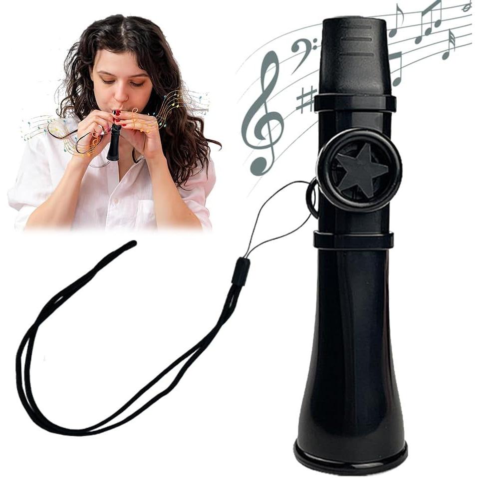 Professional Kazoo Flute Saxophone Style Instrument Portable Beginner Friendly Reusable Simple Easy To Learn Musical Lovers