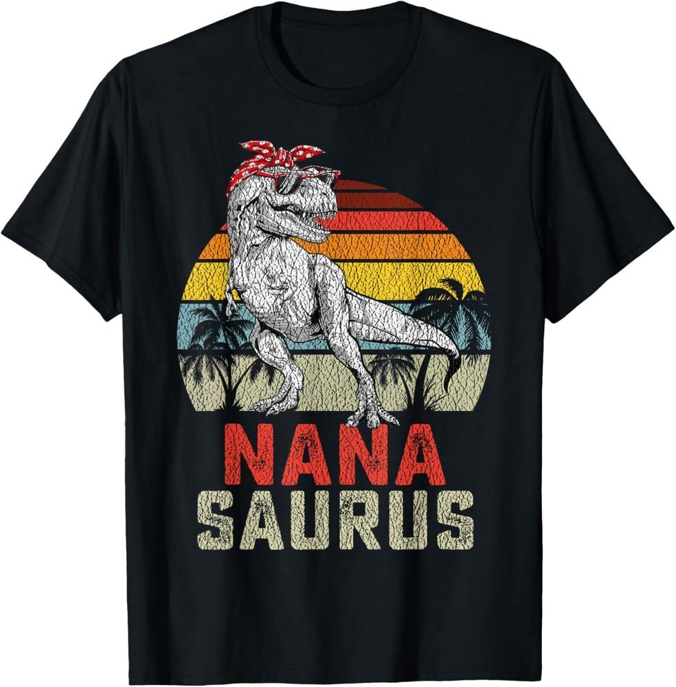 Nanasaurus T Rex Dinosaur Nana Saurus Family Matching T-Shirt Unisex T-Shirt XXXXL