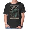Unisex Crew Neck T-Shirt The Entity Tarot Graphic Short Sleeve Casual Tee