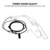 Tube Earbuds Ergonomic Radiation   Noise Reduction Portable Binaural 3.5mm   Tube Headset for Laptop Tablet