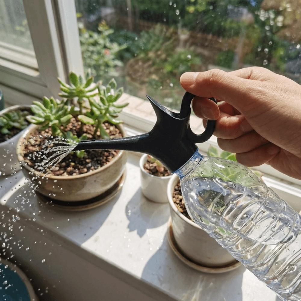 Long Mouth Nozzle Plastic Bottle Watering Connector Bottle Watering Can Spout Seedling Watering