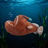 30CM Soft Realistic Lantern Fish Plush Toy Simulation Monkfish Cute Lifelike Sea Animal Lophiiformes Goosefish Doll Gift for Ki