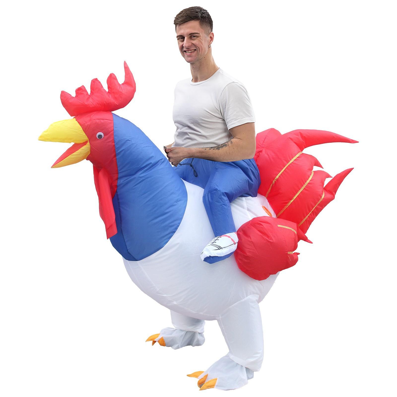 

Надувной костюм Rooster, взрослый One size, 150-190cm синий