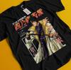New Rurouni Kenshin Shirt Aoshi Shinomiro T-Shirt Samurai Himura Makoto Shishio Tee
