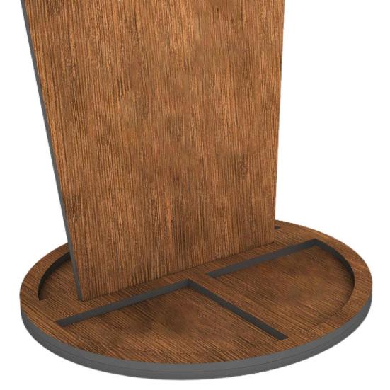 Schmuckständer aus Holz Kettenhalter Einfache Installation Mehrzweck Schmuck-Display-Rahmen Halsketten Ringe Organizer