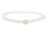 Korean Elegant Style Pearl Waist Chain For Women With Glamorous Accents Rhinestone