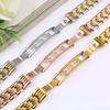 High Quality Ladies Watch Band Small Size Stainless Steel Strap Rose Gold Fashion Chain Universal Bracelet for Women 8 10 12 14m