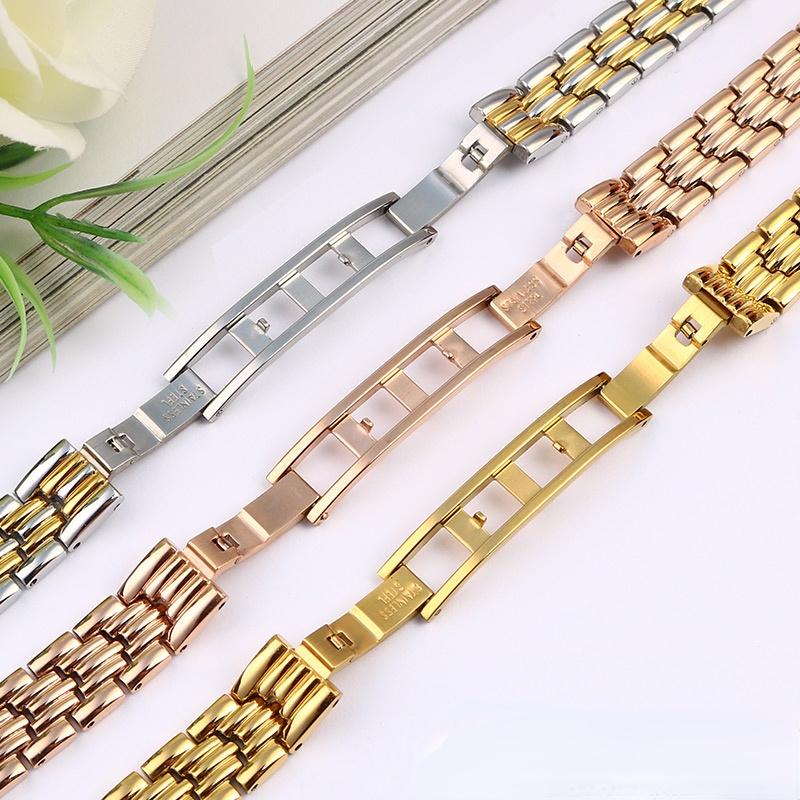 High Quality Ladies Watch Band Small Size Stainless Steel Strap Rose Gold Fashion Chain Universal Bracelet for Women 8 10 12 14m