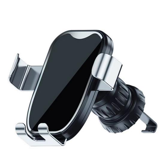 

Универсальный держатель для телефона в машине, вращающийся на 360 градусов, устойчивый к скольжению, управление одной рукой, гравитация, воздух чёрный