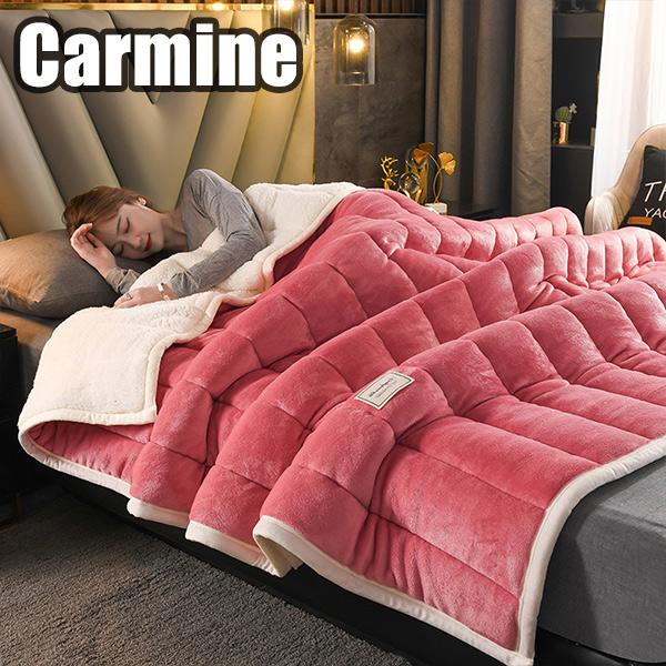 Zimní zateplená deka Třívrstvá laminovaná bavlněná kompozitní deka Zesílená Single Double Pohovka Povlak Deka Deka z jehněčí vlny