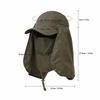Detachable Fishing Sun Hat Foldable Sun Cap Portable Fishing Hat  Hiking Sport