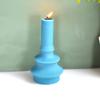 Silicone Gypsum Molds Striped Candle Holder DIY Mold for Candle Mold Handmade Craft Soap Clay Mould Cake Decorating
