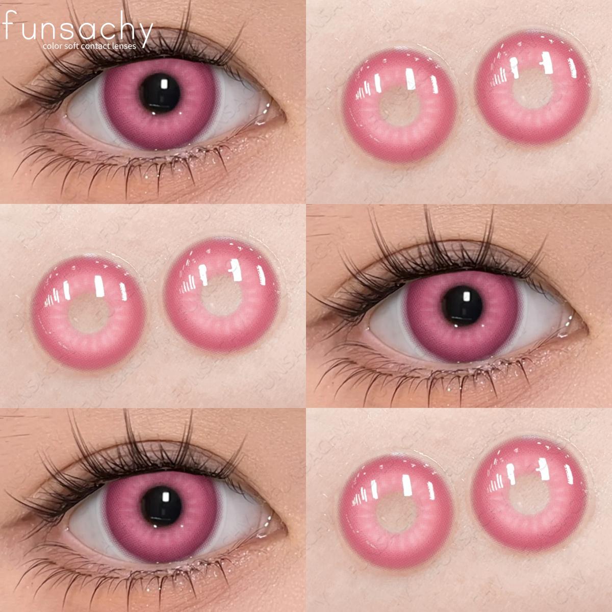 

FUNSACHY Косплей Цветные контактные линзы для глаз Цветные контактные линзы для глаз Хэллоуин Аниме Косплей Линзы Красота Ученик Ежегодный Len