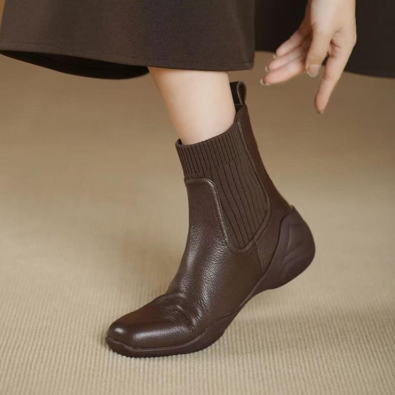 Soft-soled Women's Boots with Sports Soles, New Autumn and Winter Boots for Women, Flat Shoes