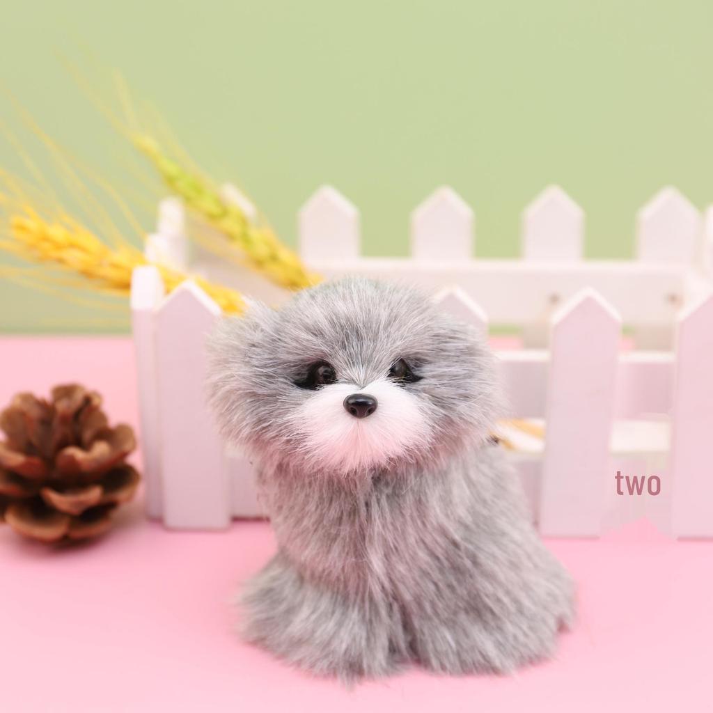 Ornament Coș Câine de Pluș Lătrător: Artizanat din Ratan cu Flori Făcut Manual