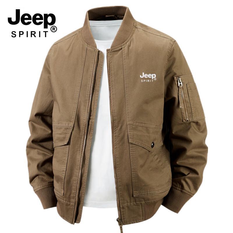 JEEP SPIRIT Men s Multi-Pocket Cotton Work Jacket XL