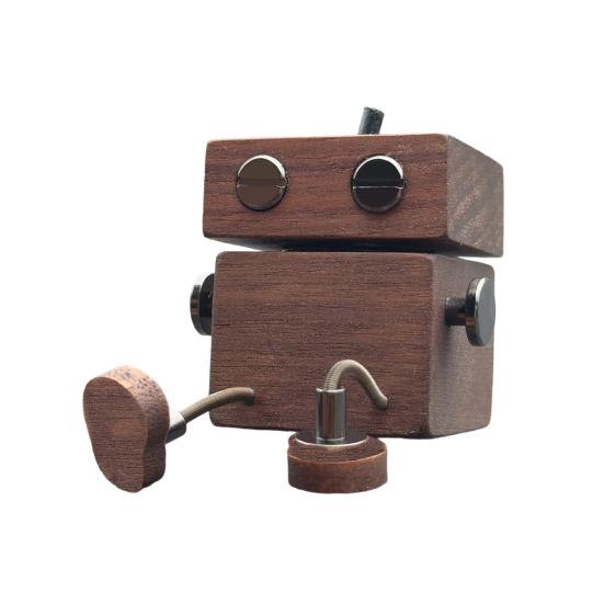 Car Aromatherapy Handmade Wooden Doll Long-Lasting Aromatherapy Essential Oil Diffuser Shaking Feet Car Dashboard Decoration