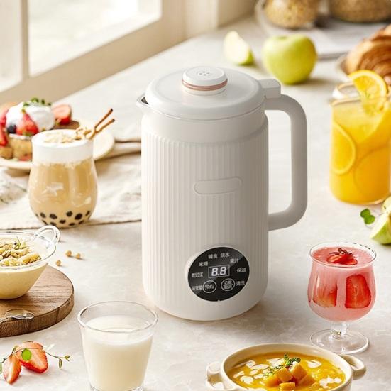 Aparat pentru lapte de soia 1200ml Mașină automată pentru lapte de nuci cu 12 lame Eficient Grinder pentru lapte de soia pentru lapte vegetal de casă