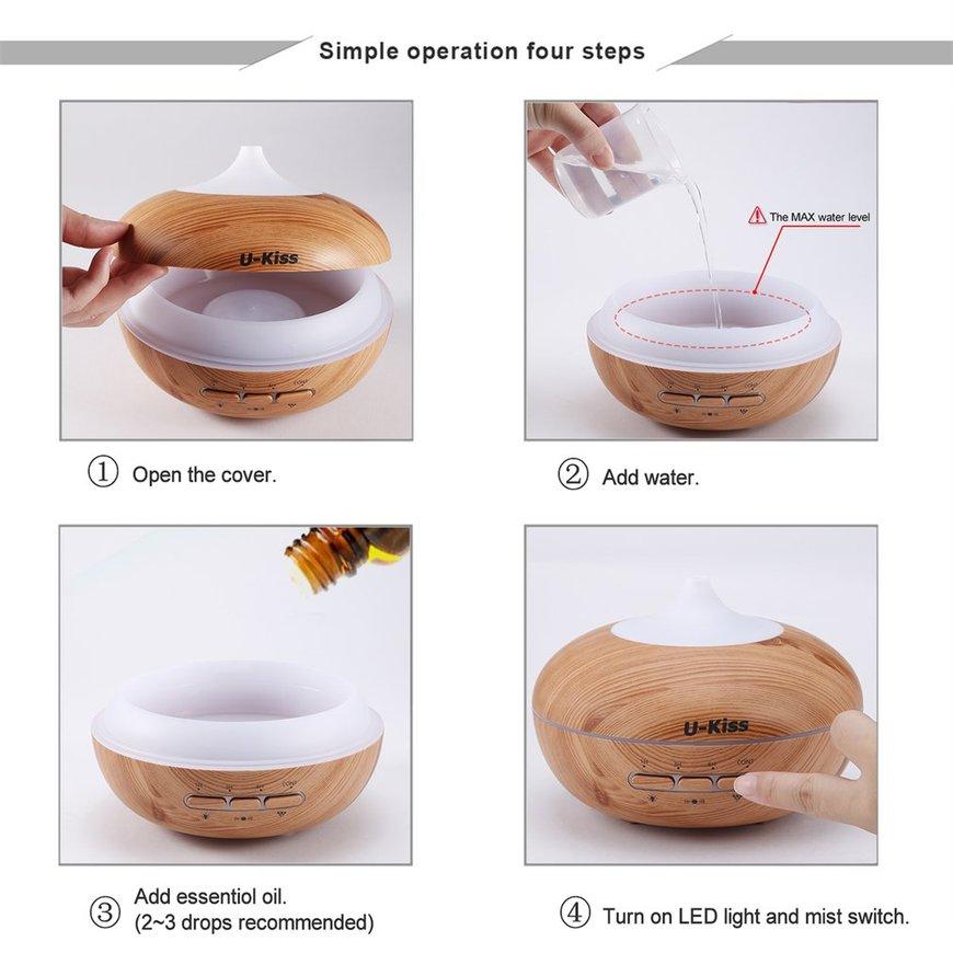 Buy [DSC] U-Kiss Ultrasonic Aroma Diffuser Human Body Induction ...