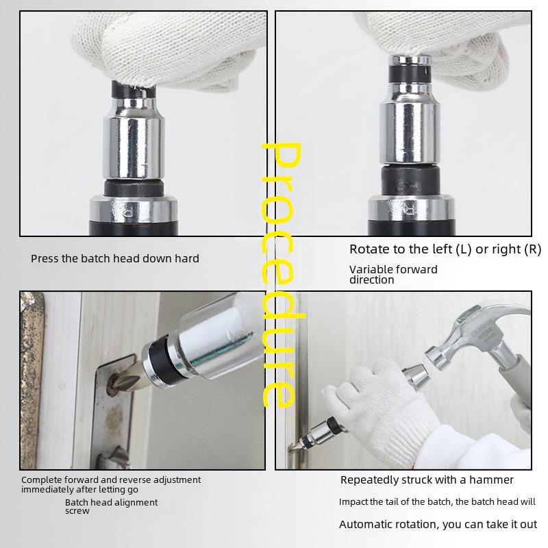 Juego de Atornillador de Impacto y Martillo: Aflojar, Extraer y Atornillar sin Esfuerzo.