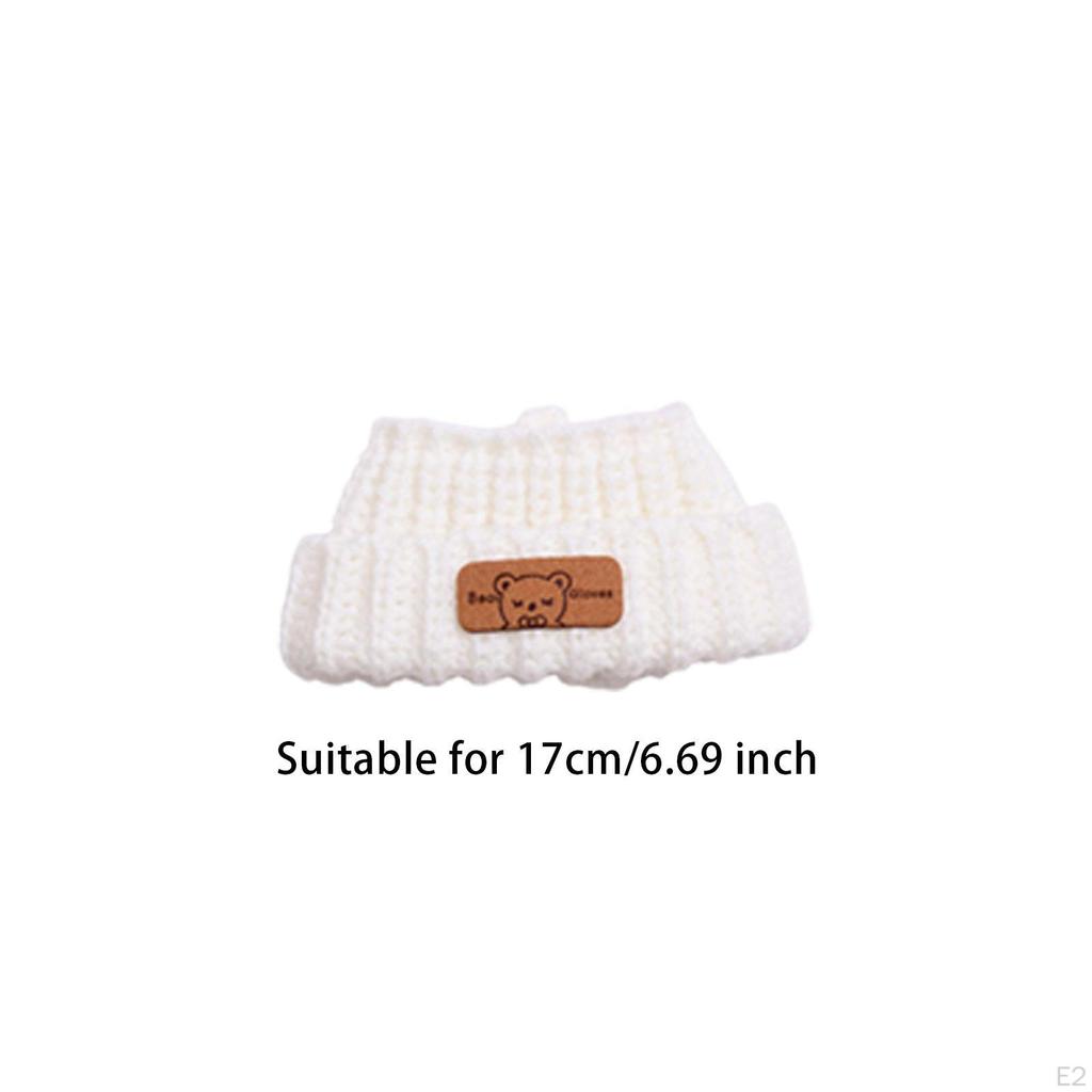 17cm Doll Hat Cute Plush Figure Dress up Accessories for