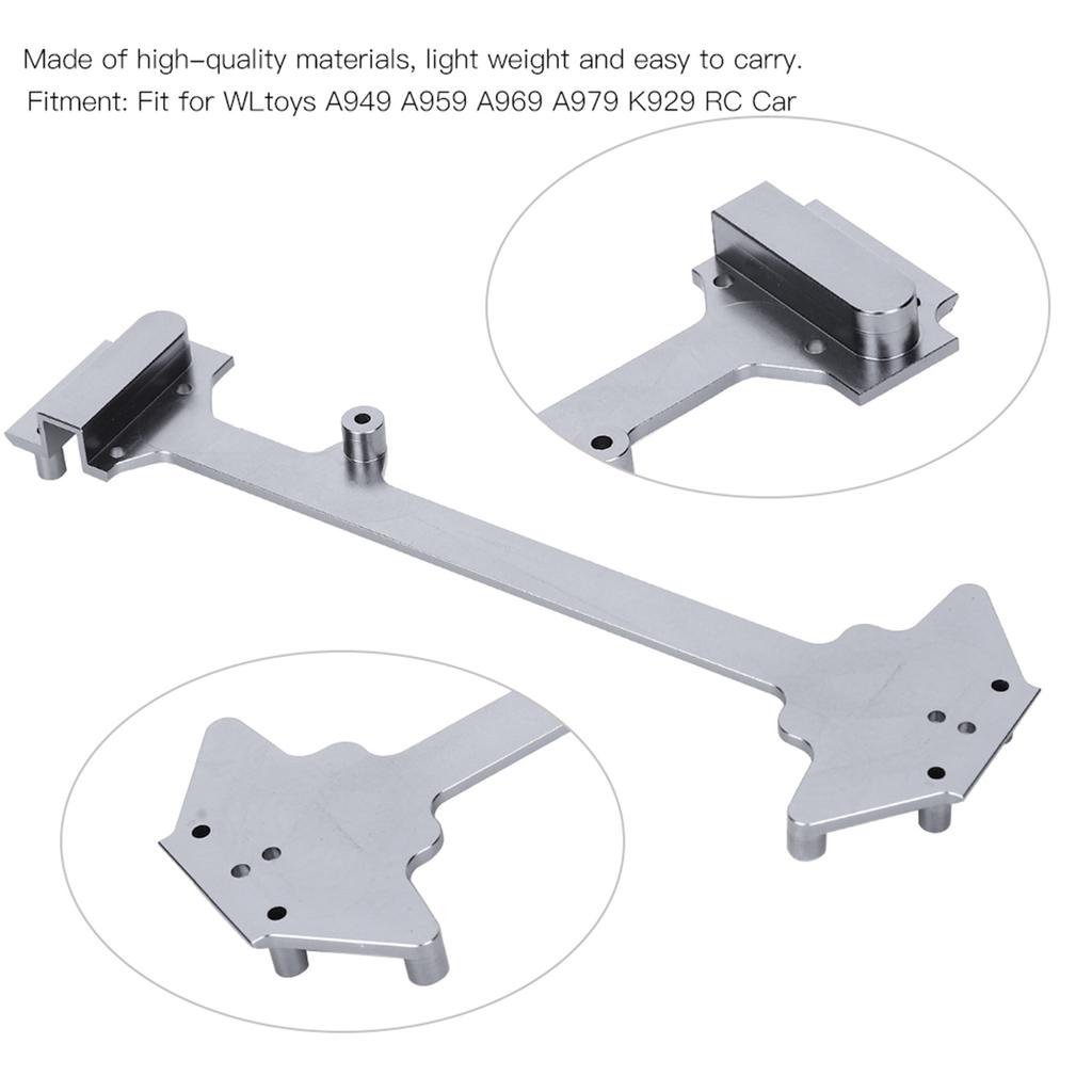 1Celsius18 Metal RC Radio Tray Second Floor Board Fit for   A949 A959 A969 A979 K929 RC Car