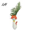 Floral Plants Vase Handcrafted Quirky Cat Whimsical Resin Shaped Flower for Flowers