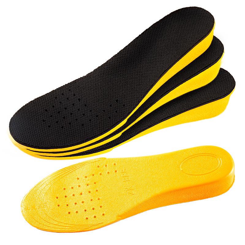 Nafoing Sport Height-Boosting Breathable Insoles for Men and Women – Invisible, Sweat-Absorbing, Shock-Absorbing, and Soft.