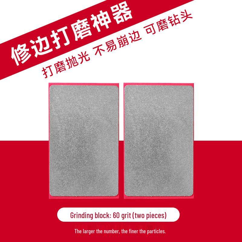 Fliesen Anfas- & Polierpad: Karborund Handschleifscheibe