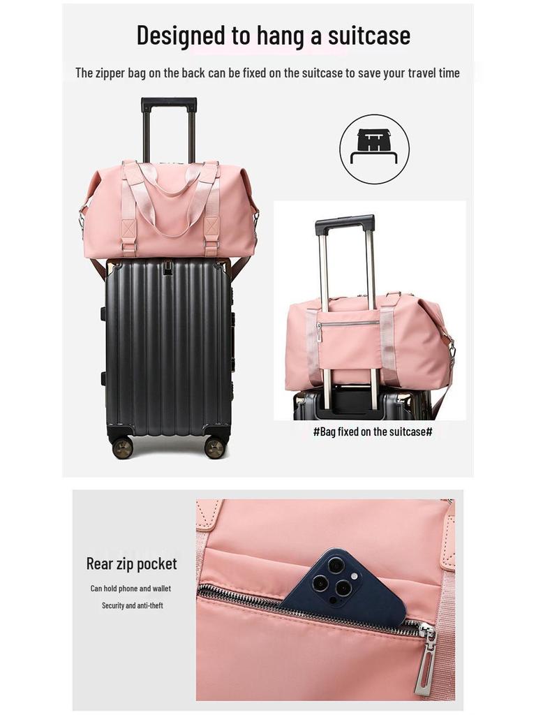 Large Capacity Wet/Dry Sports and Travel Gym Bag for Men and Women