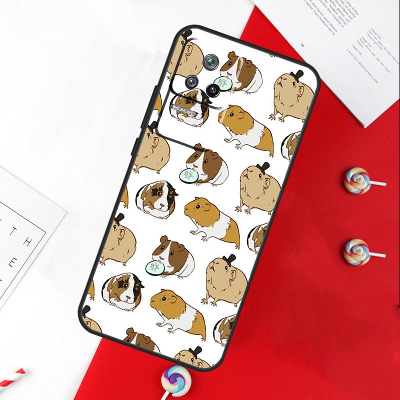 Pattern Guinea Pig Cute Cover For Xiaomi 15 Ultra 13 14 11T 12T 13T 14T Pro POCO X7 Pro X3 X5 X6 M6 F5 F6 Pro Case