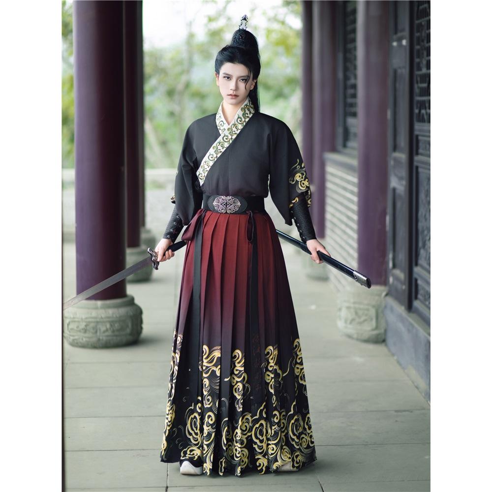 Chinese Song Dynasty Style Hanfu For Male Knights Daily Set