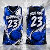 Fashion Trendy Basketball Jersey For Men Free Custom Name Team Name Number Sports Tank Tops Loose Quick Dry Outdoor Vest