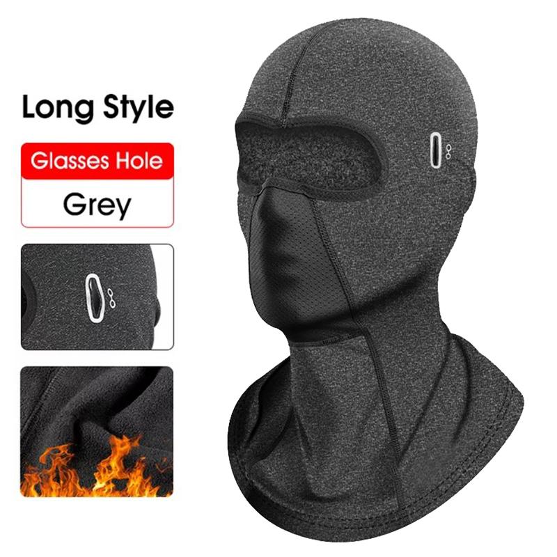 Outdoor Sports Thermal Winter Balaclava Cycling Full Face Mask Warm Motorcycle Ski Fishing Hunting Mask Fleece Scarf Cap Bandana
