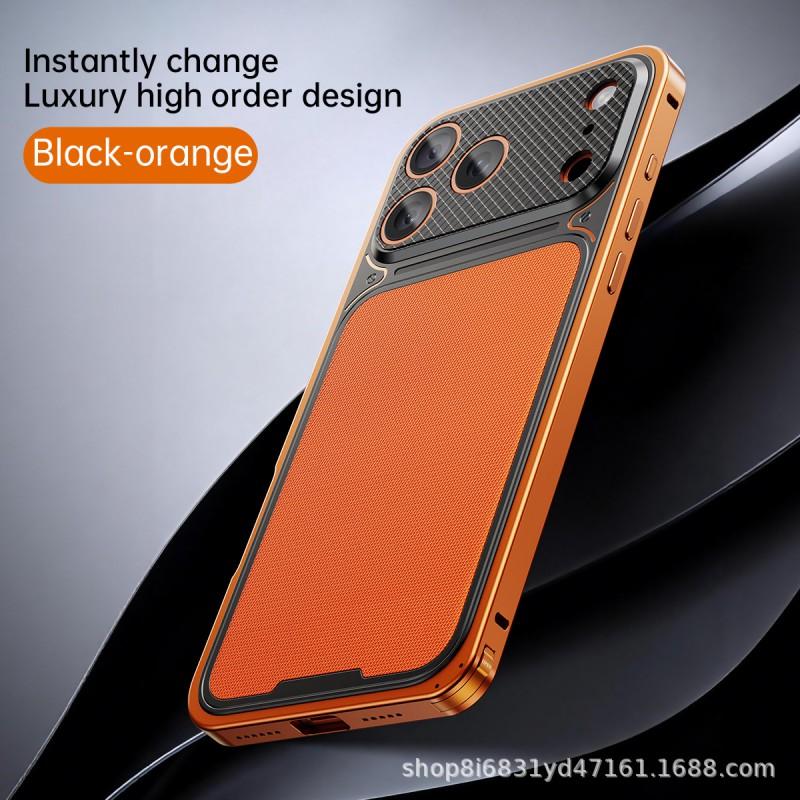 IPhone 16 Pro Max Case Premium Crocodile Texture Full Body Shockproof Business Style